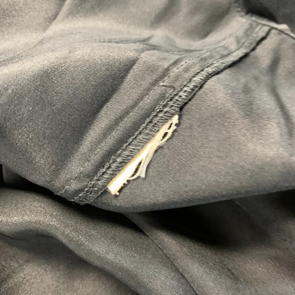 L'Agence Shirt Womens Large Button Up Blouse Top Black - Picture 7 of 7